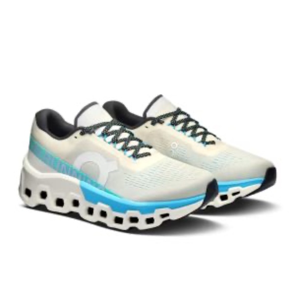 On Running Women’s Cloudmonster 2 Sneaker in Cream/Horizon sz 9 New in Box - Picture 1 of 7